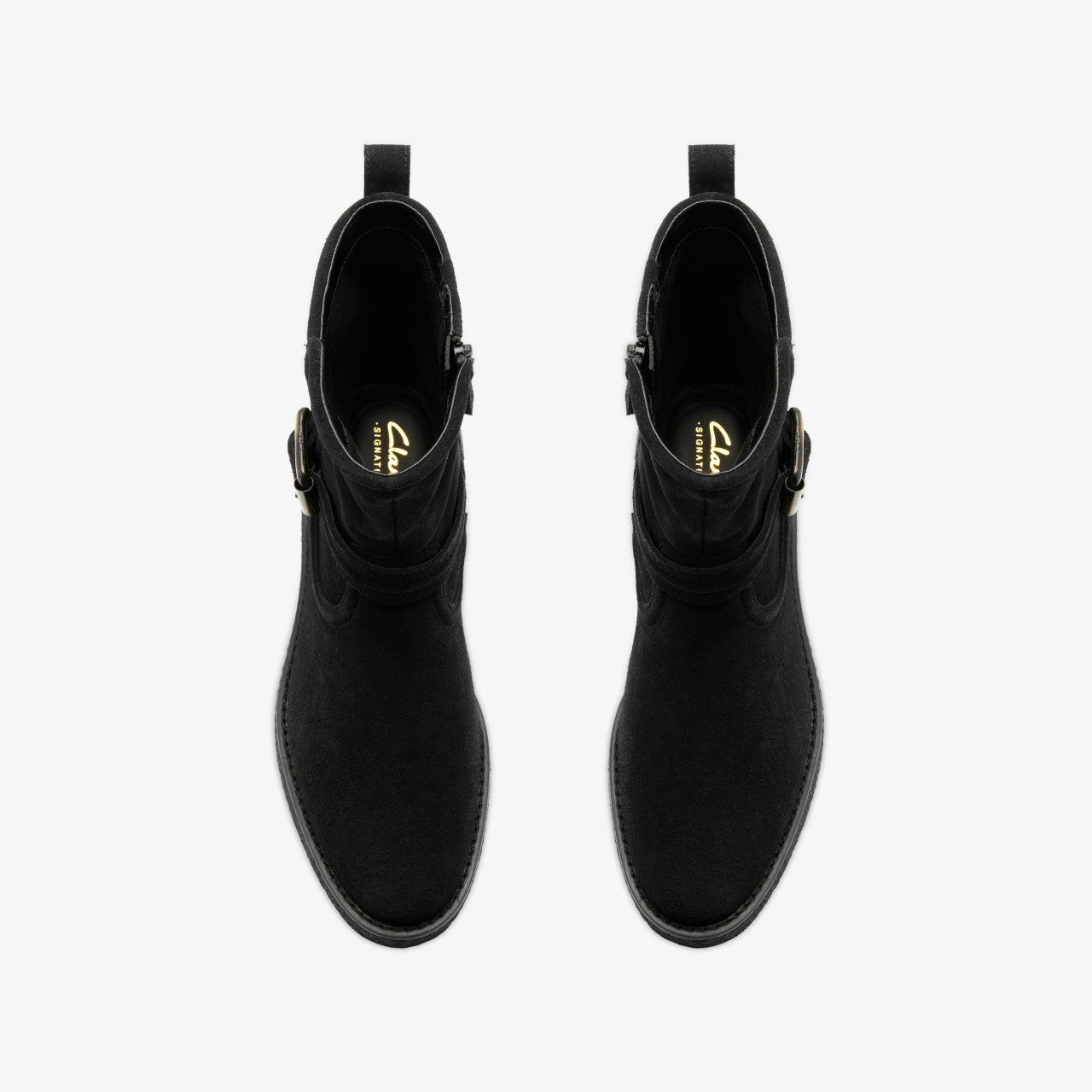 Nella Mid Black Suede | Clarks online - Women