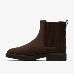 Nella Top Dark Brown Suede | Clarks for sale - Women