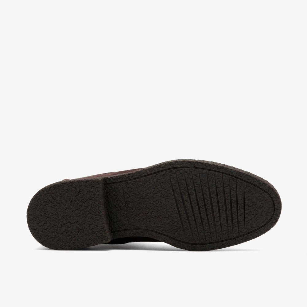 Nella Top Dark Brown Suede | Clarks for sale - Women