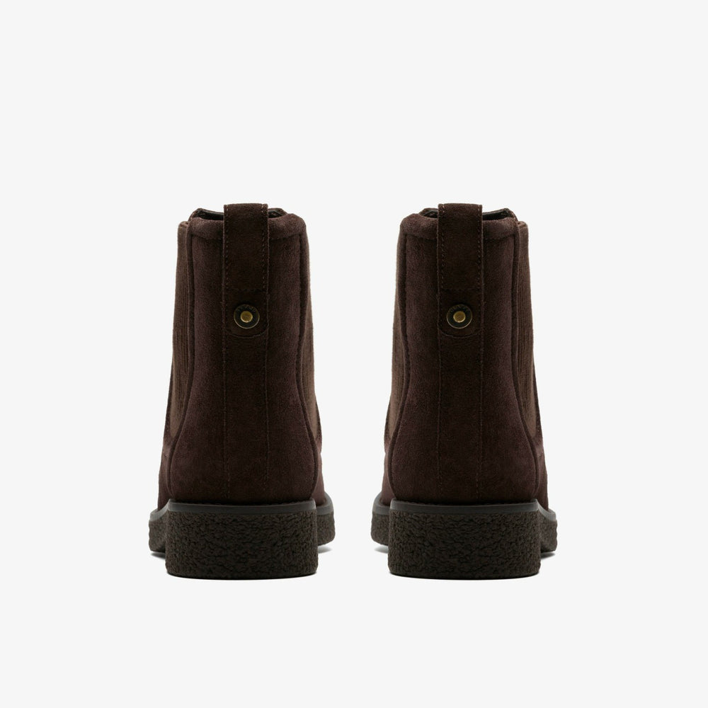 Nella Top Dark Brown Suede | Clarks for sale - Women