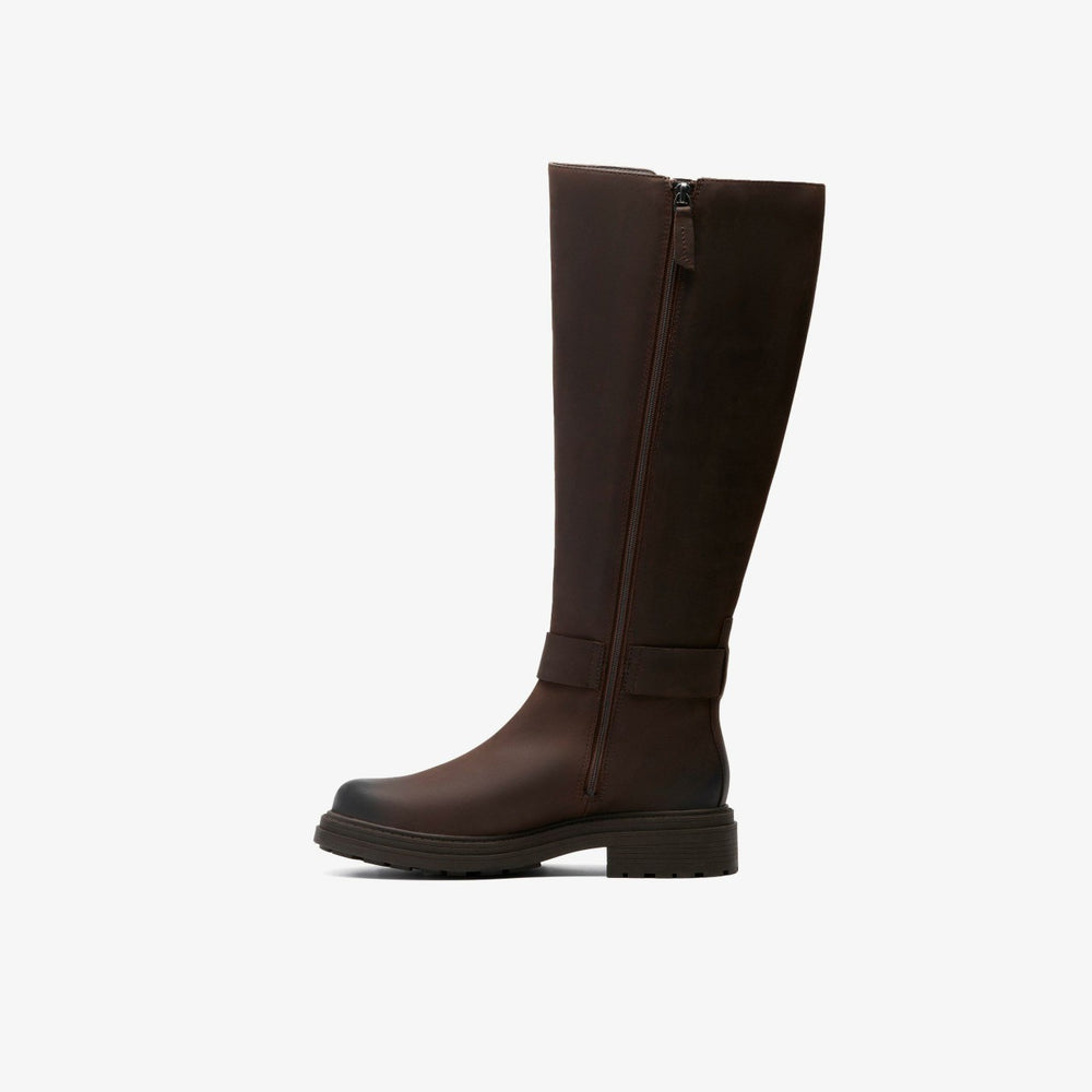 Orinoco 3 Tall Dark Brown Leather | Clarks Sale - Women