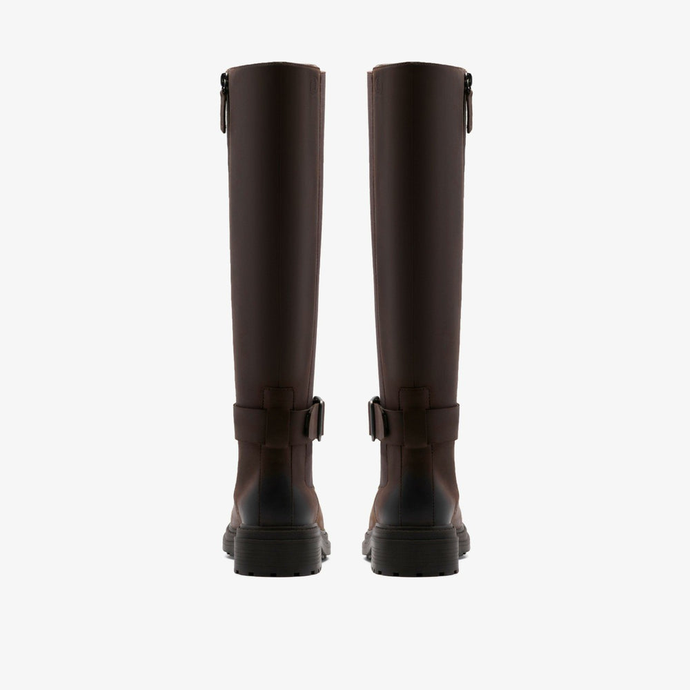 Orinoco 3 Tall Dark Brown Leather | Clarks Sale - Women