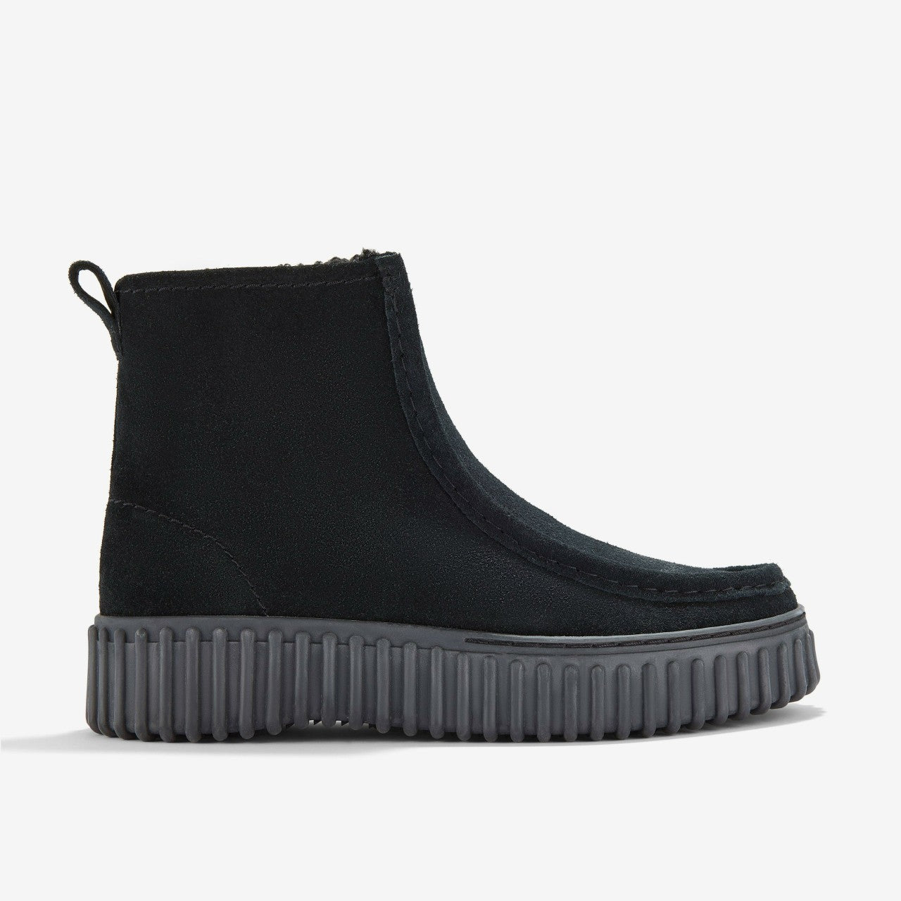 Torhill Cozy Black Warmlined Suede | Clarks online - Women