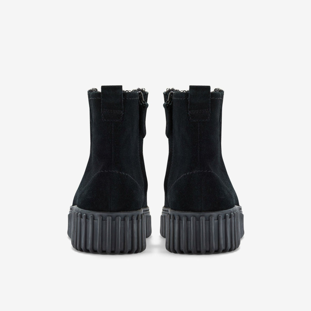 Torhill Cozy Black Warmlined Suede | Clarks online - Women