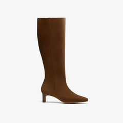 Edina Tall Walnut Suede | Clarks Sale - Women