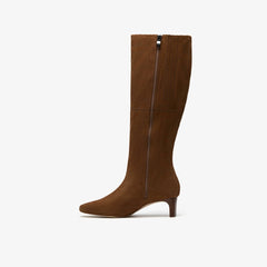 Edina Tall Walnut Suede | Clarks Sale - Women
