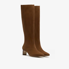 Edina Tall Walnut Suede | Clarks Sale - Women