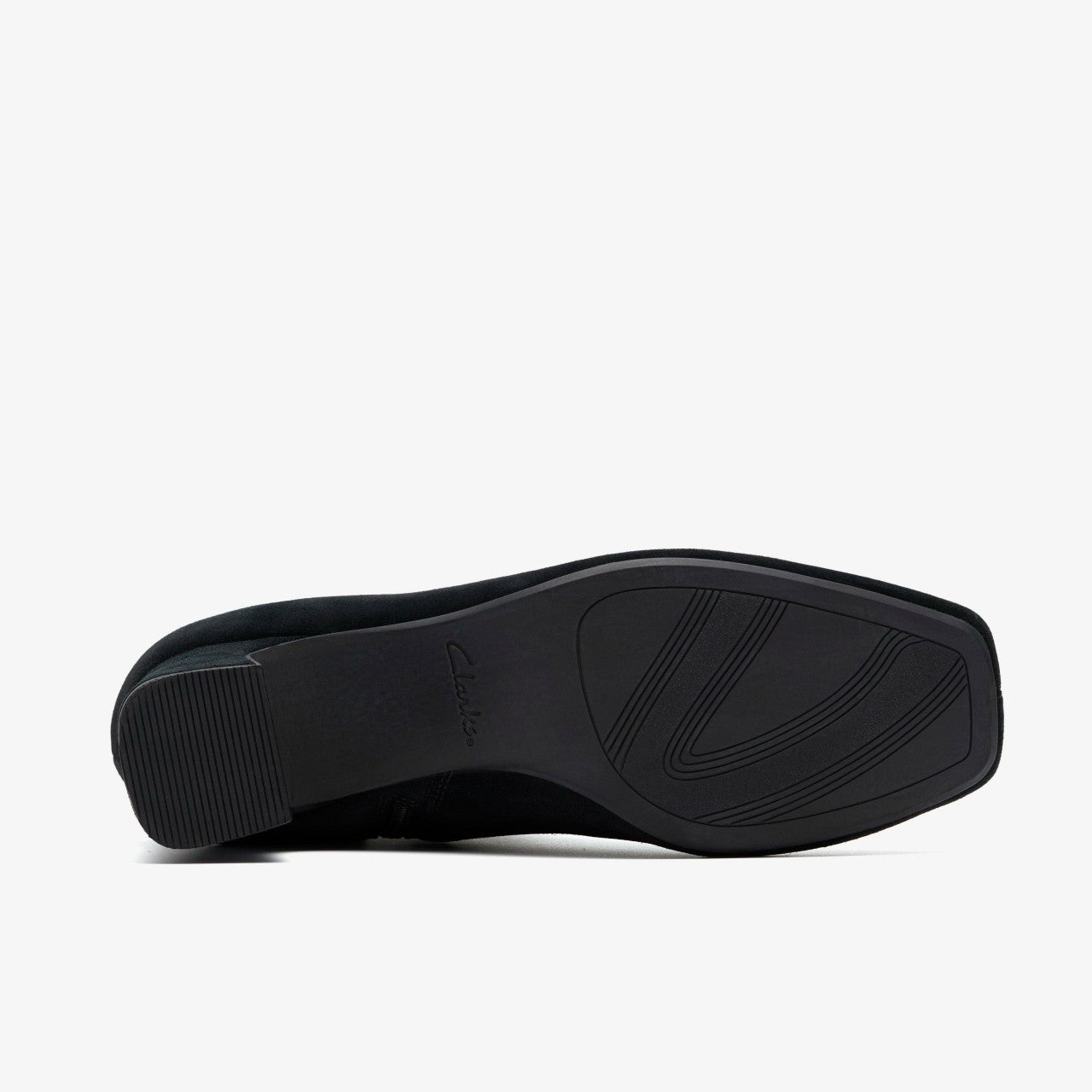 Fernie Zip Black Suede | Clarks outlet - Women
