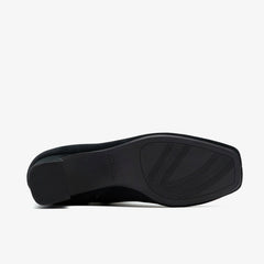 Fernie Zip Black Suede | Clarks outlet - Women