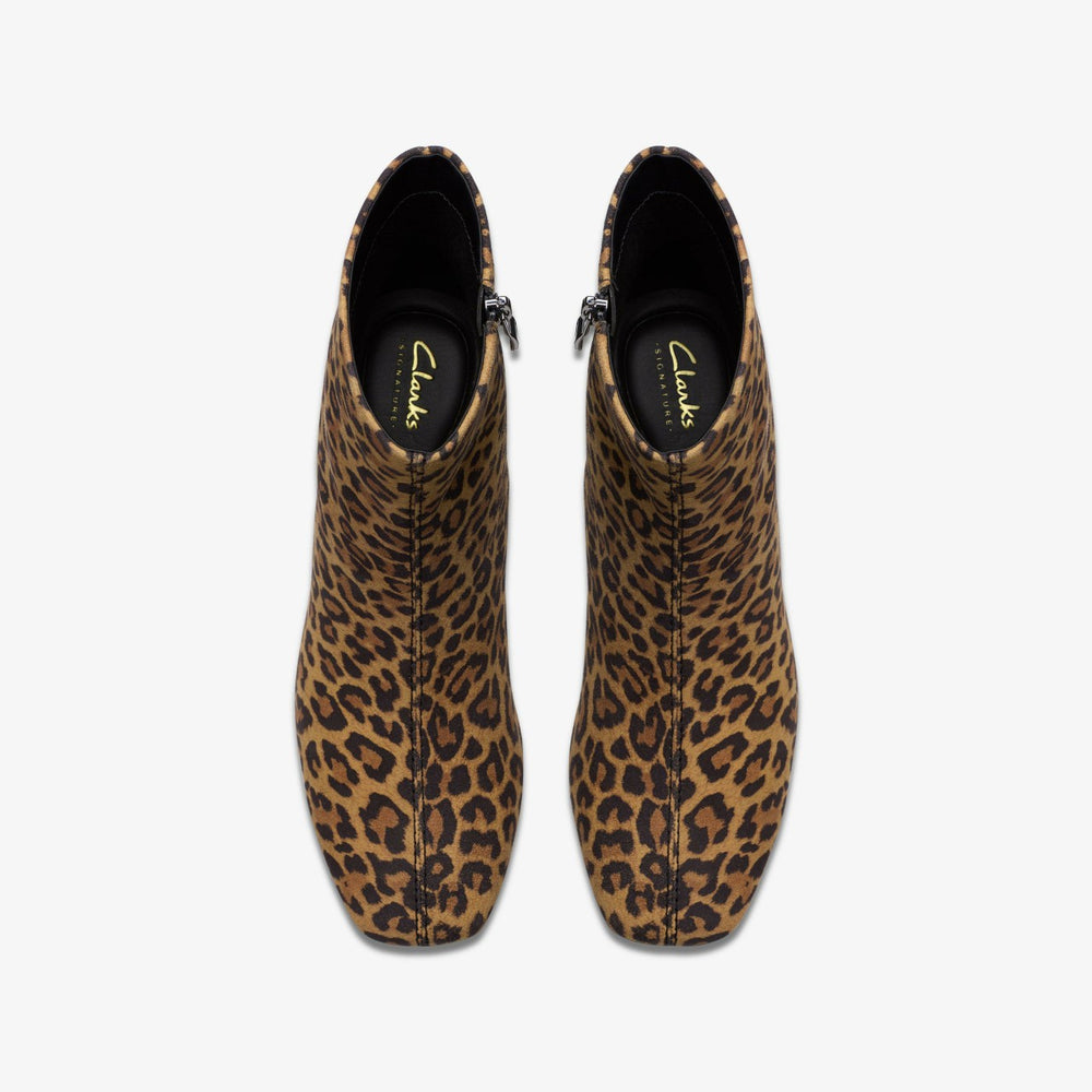 Fernie Zip Leopard Suede | Clarks discount - Women
