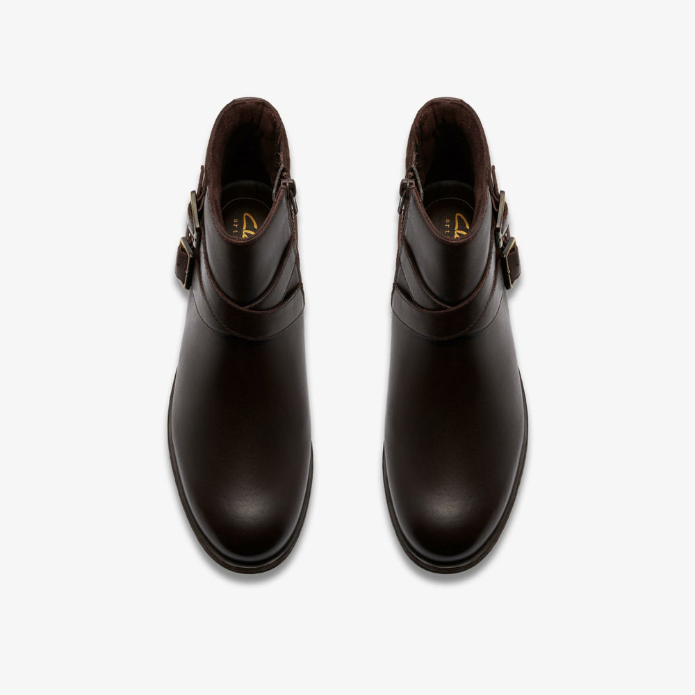 Havisham Bay Brown Leather | Clarks on Sale - Women