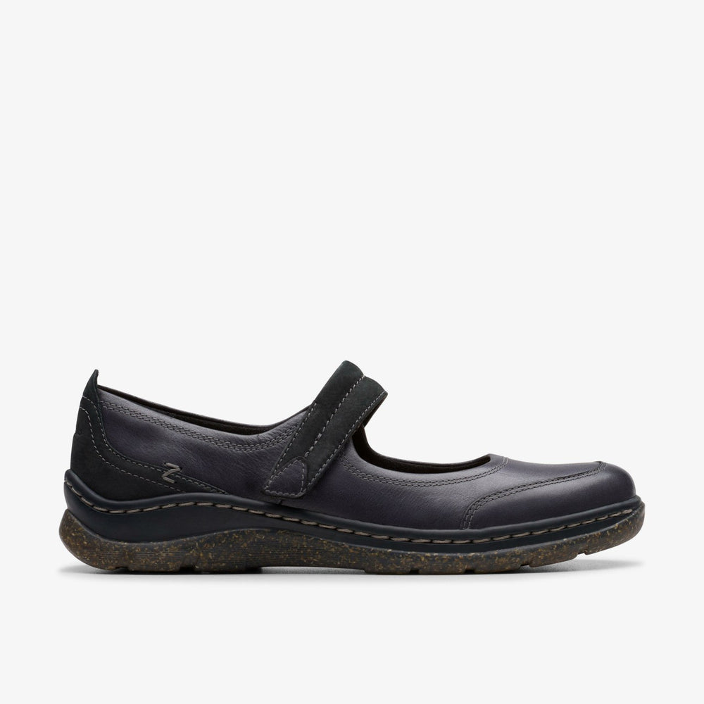 Orlene Jane Black Leather | Clarks on Sale - Women