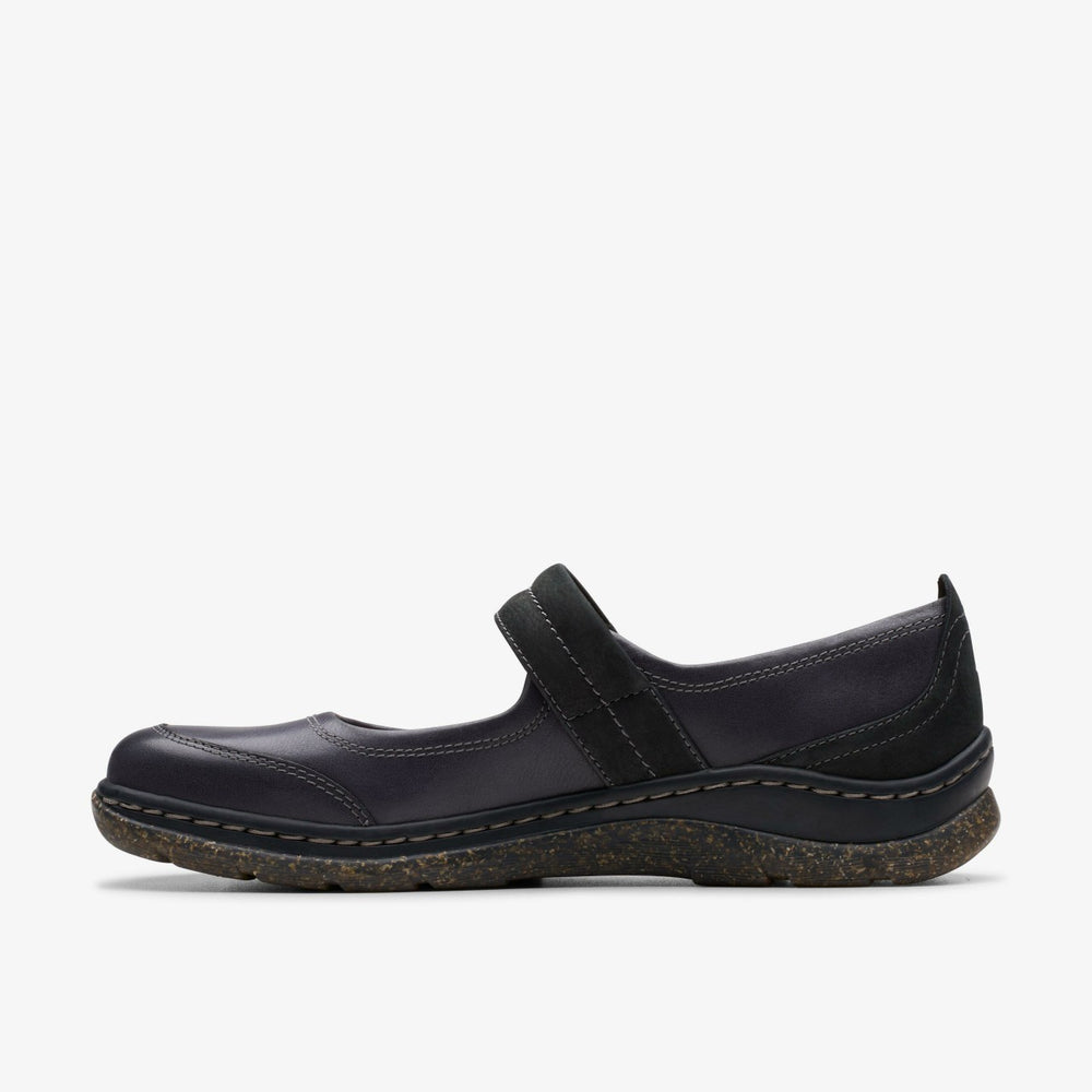 Orlene Jane Black Leather | Clarks on Sale - Women