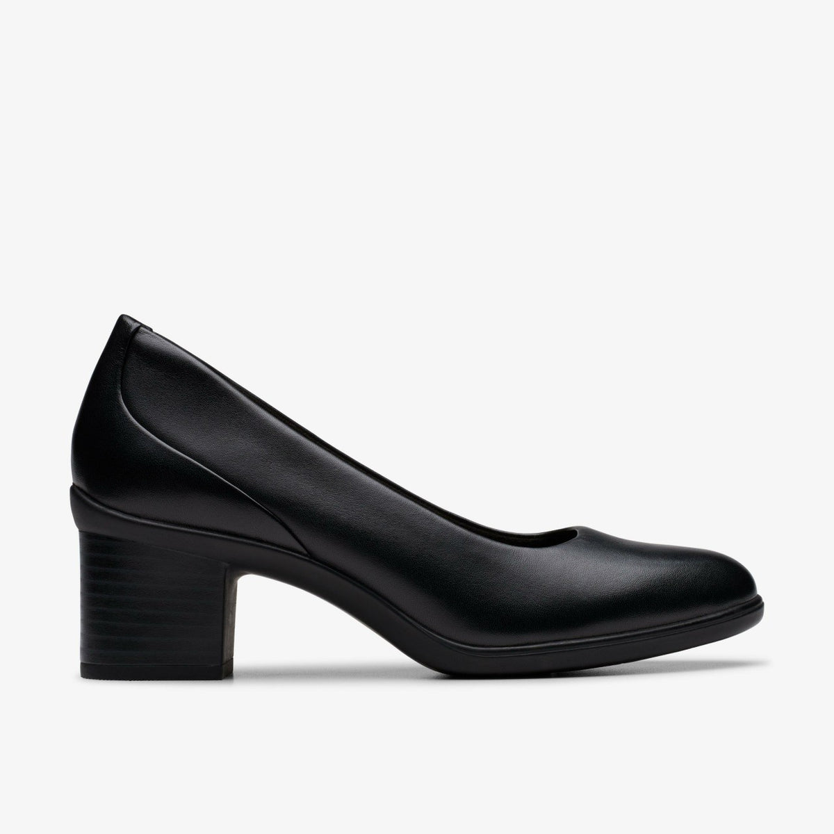 Shaya Poppy Black Leather | Clarks online - Women
