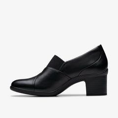 Shaya Tess Black Leather | Clarks for sale - Women