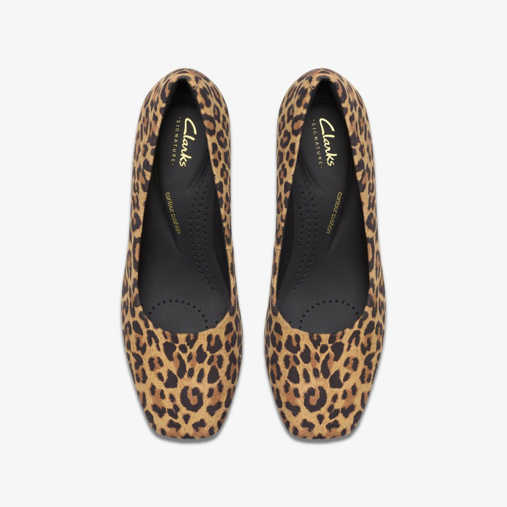 Fernie Court Leopard Suede | Clarks Sale - Women