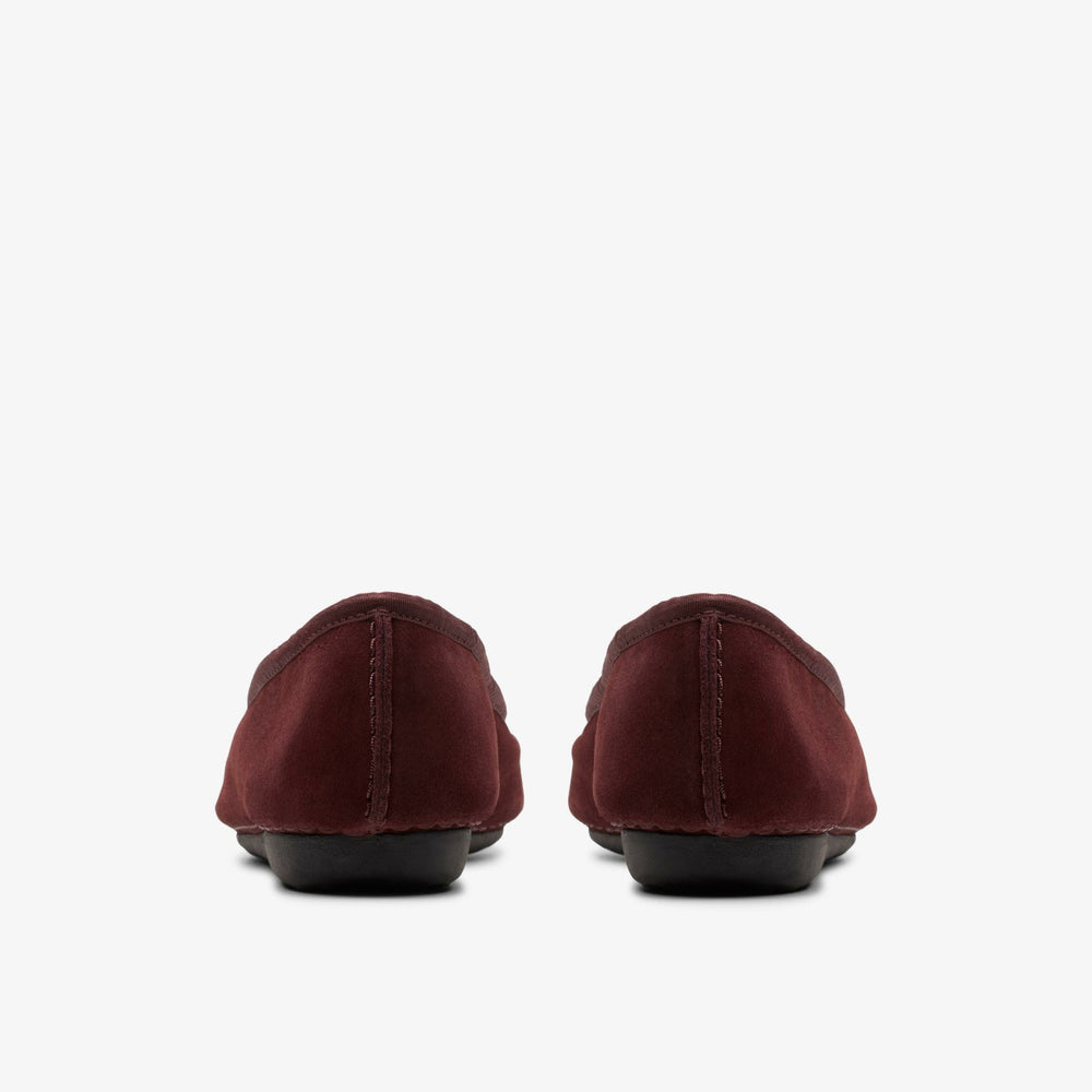 Freckle Ice Merlot Suede | Clarks on Sale - Women