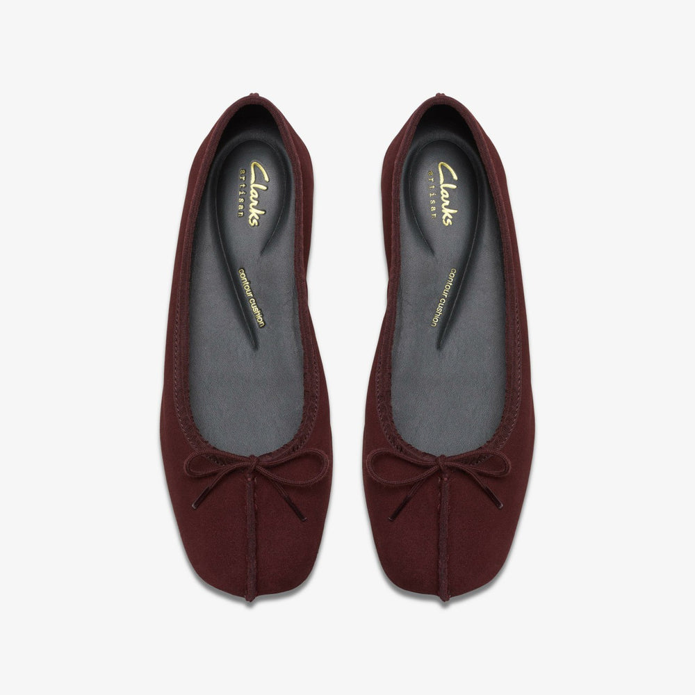Freckle Ice Merlot Suede | Clarks on Sale - Women
