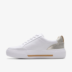 Hollyhock Zip Silver Combination Leather | Clarks outlet - Women