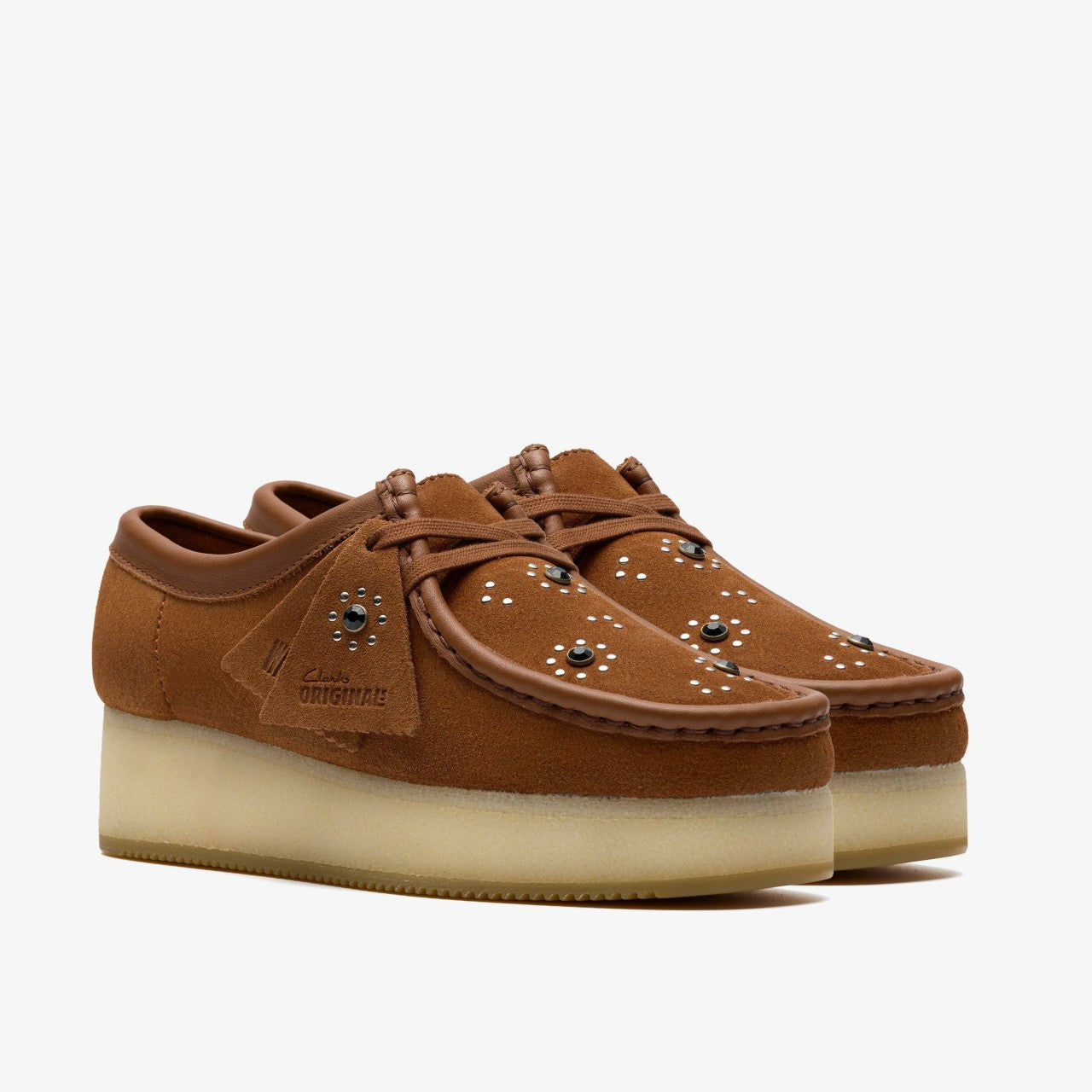 Wallacraft Bee Brown / Orange Suede | Clarks outlet - Women