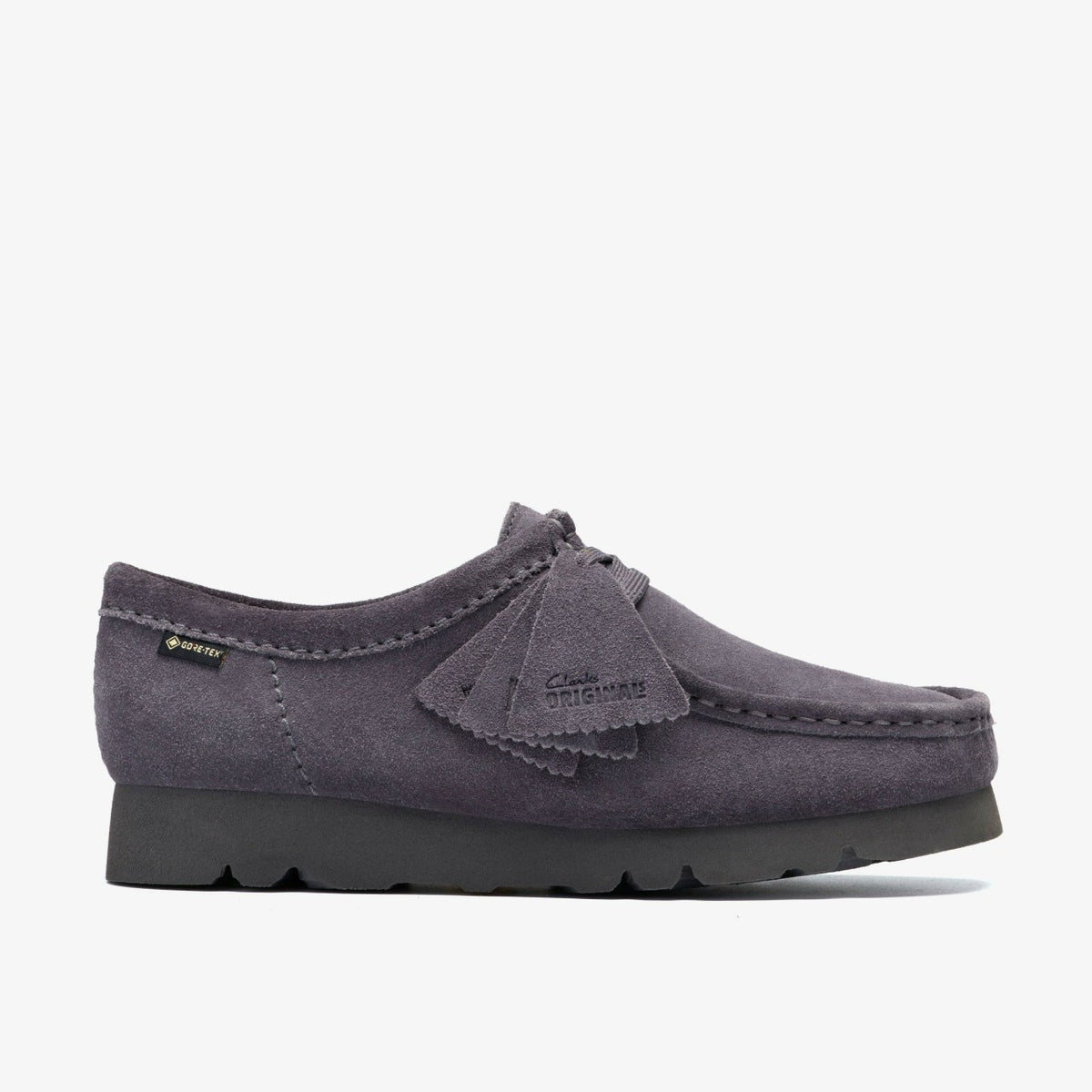 Wallabee GORE-TEX Purple Grey Suede | Clarks online - Women