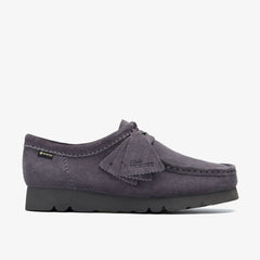 Wallabee GORE-TEX Purple Grey Suede | Clarks online - Women