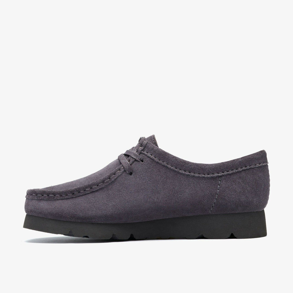 Wallabee GORE-TEX Purple Grey Suede | Clarks online - Women