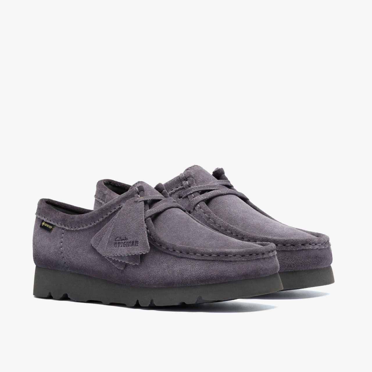 Wallabee GORE-TEX Purple Grey Suede | Clarks online - Women