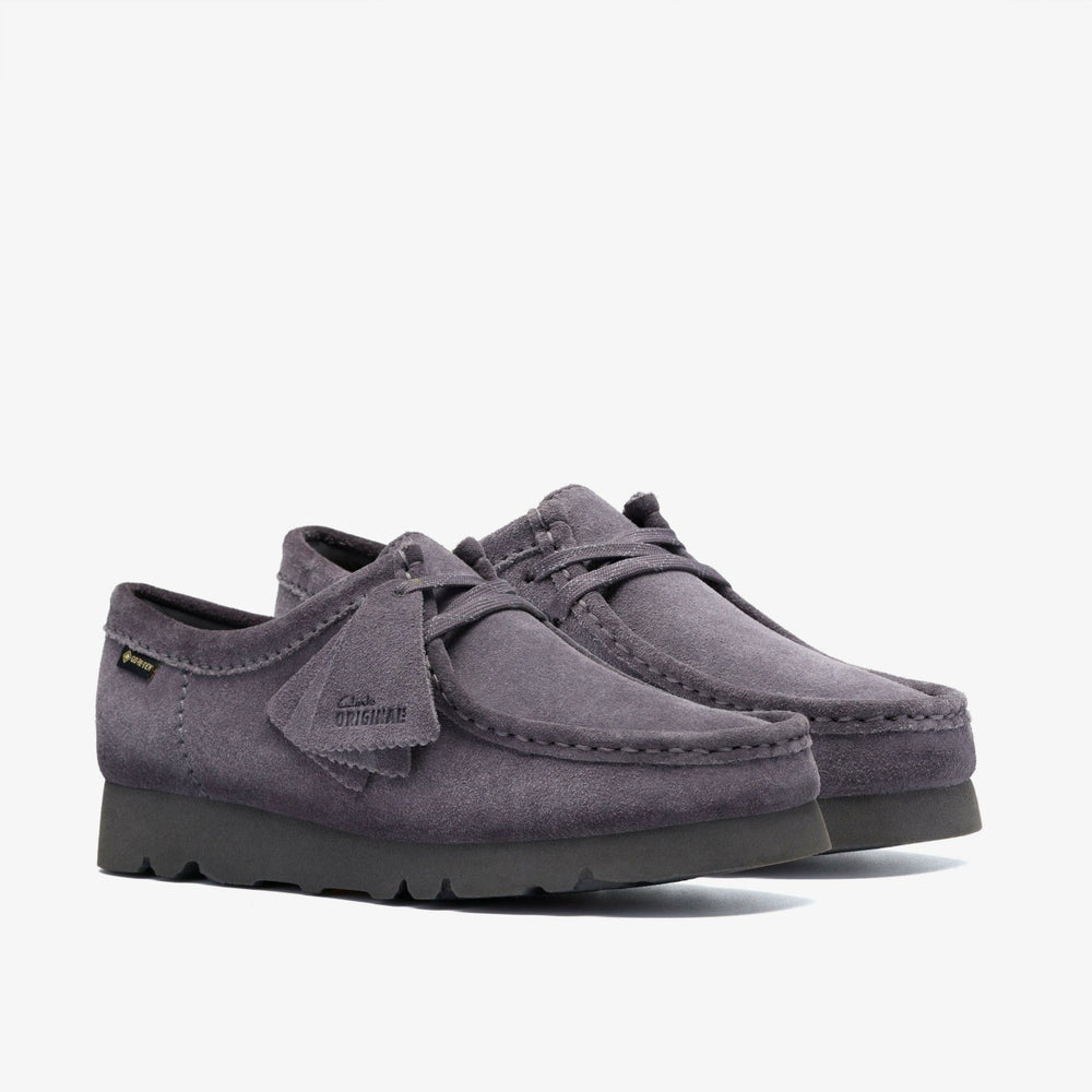 Wallabee GORE-TEX Purple Grey Suede | Clarks online - Women