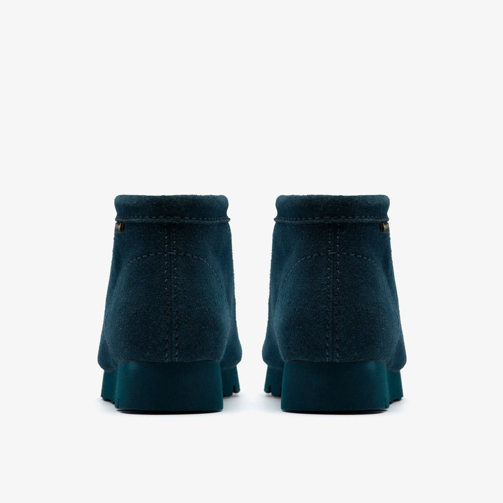 Wallabee Boot GORE-TEX Dark Teal Suede | Clarks outlet - Women