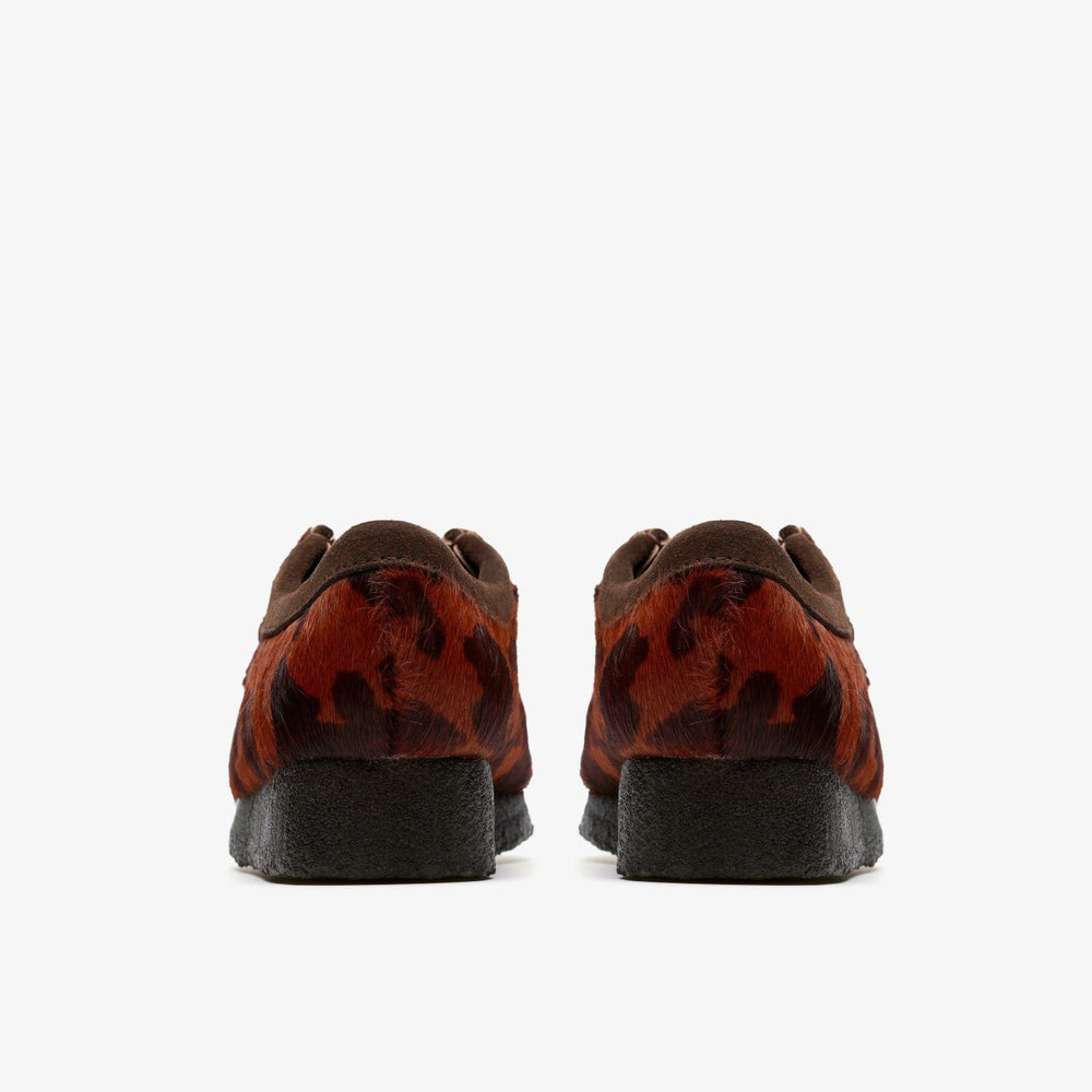 Wallabee Brown Cow Print | Clarks discount - Women