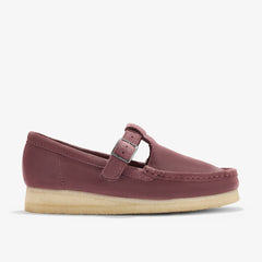 Wallabee T Bar Rose Brown Suede | Clarks online - Women