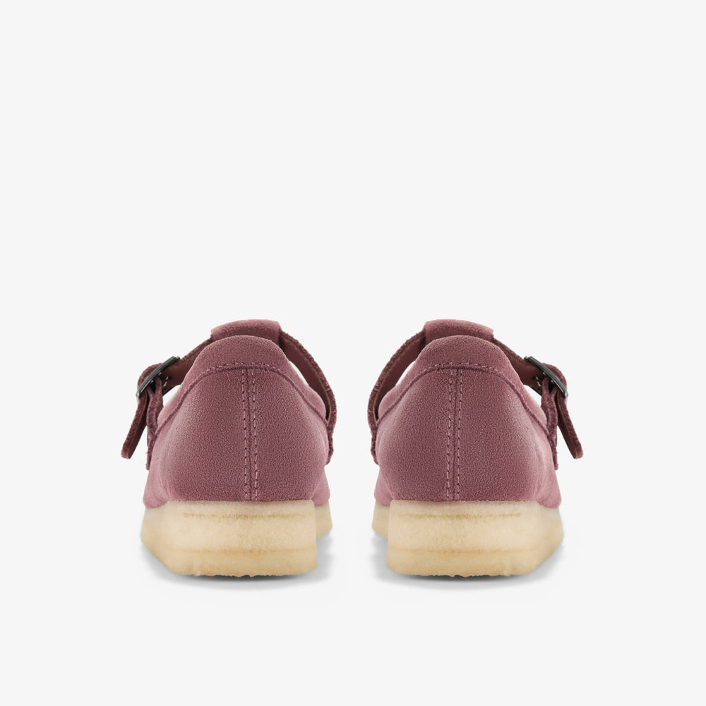 Wallabee T Bar Rose Brown Suede | Clarks online - Women