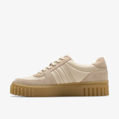 Mayhill Lace Sand Combination Leather | Clarks discount - Women
