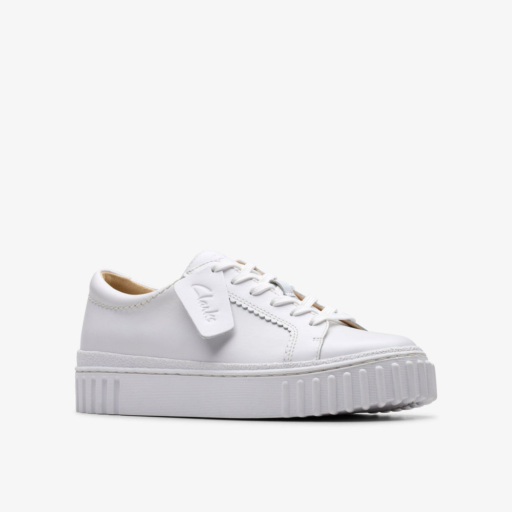 Mayhill Walk White Leather | Clarks Sale - Women