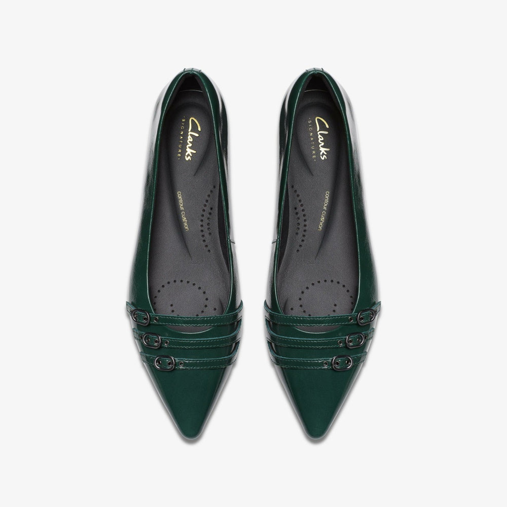 Sensa 15 Strap Dark Green | Clarks for sale - Women