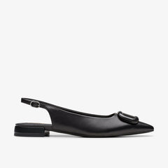 Sensa 15 Trim Black Leather | Clarks outlet - Women