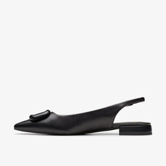Sensa 15 Trim Black Leather | Clarks outlet - Women