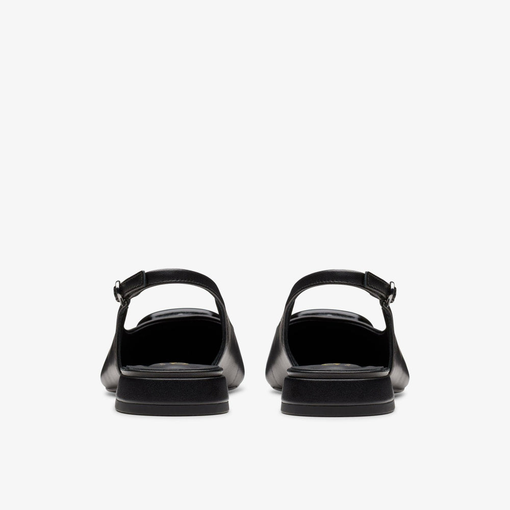 Sensa 15 Trim Black Leather | Clarks outlet - Women