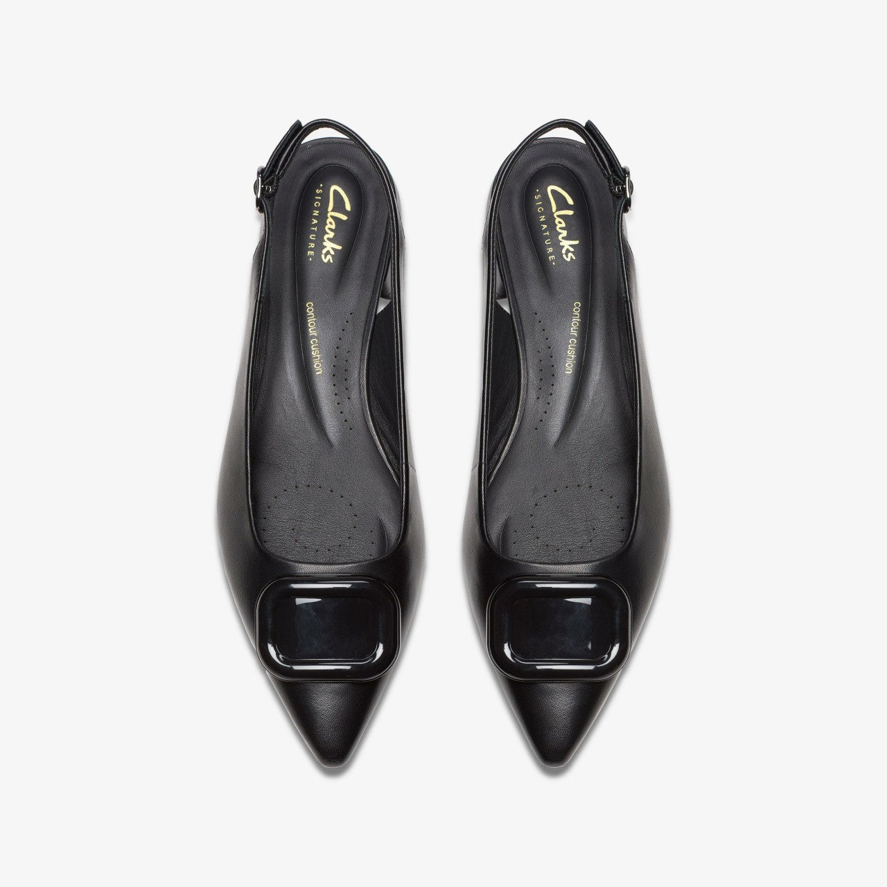 Sensa 15 Trim Black Leather | Clarks outlet - Women