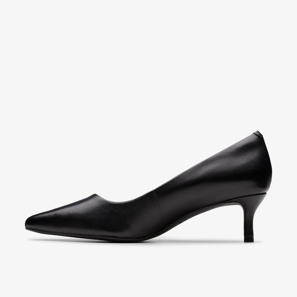 Zarey Court Black Leather | Clarks on Sale - Women