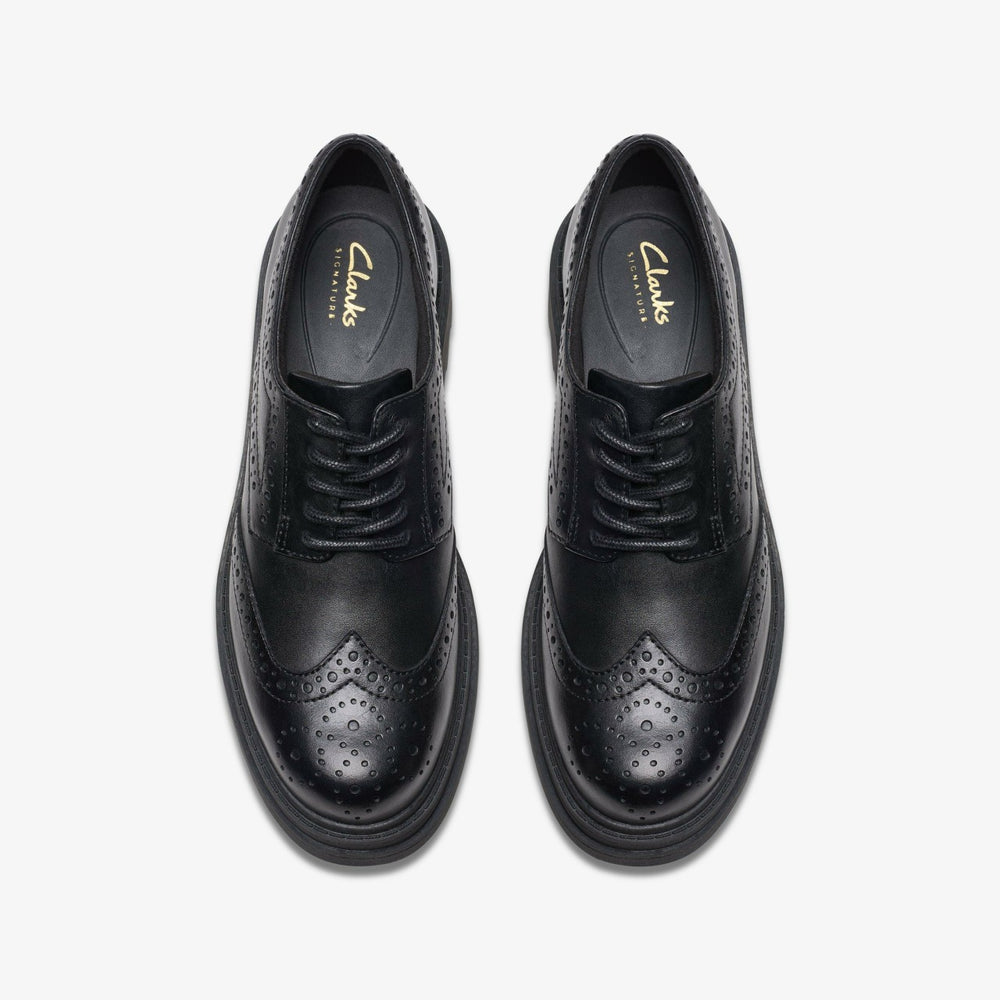 Orinoco3 Derby Black Leather | Clarks discount - Women