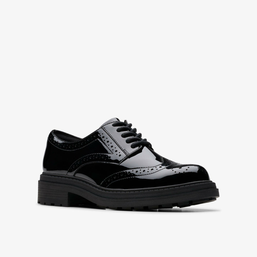 Orinoco3 Derby Black Patent | Clarks outlet - Women
