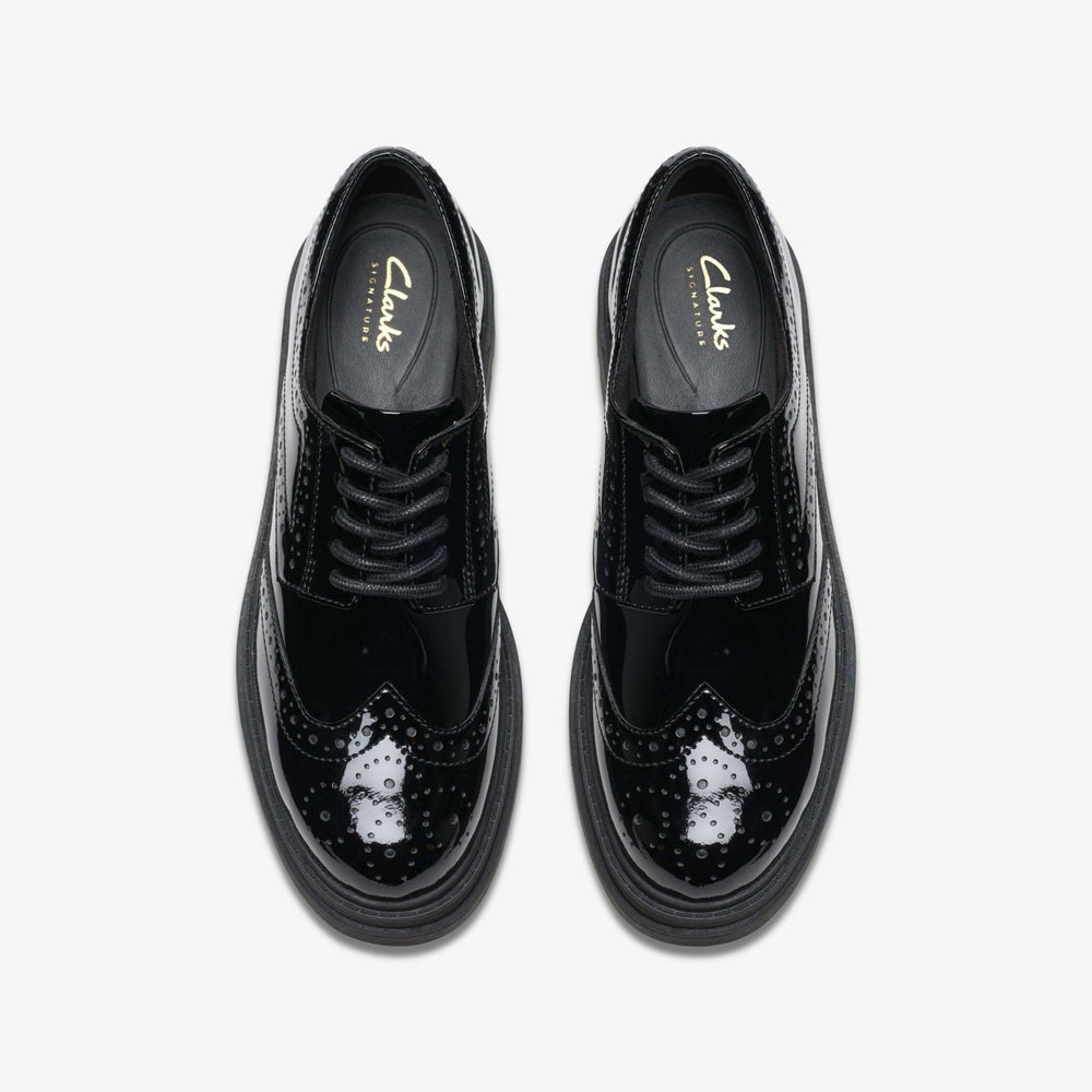 Orinoco3 Derby Black Patent | Clarks outlet - Women
