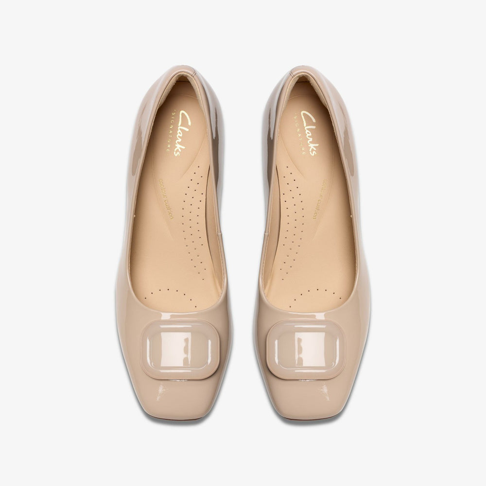 Fernie Trim Sand Patent | Clarks for sale - Women