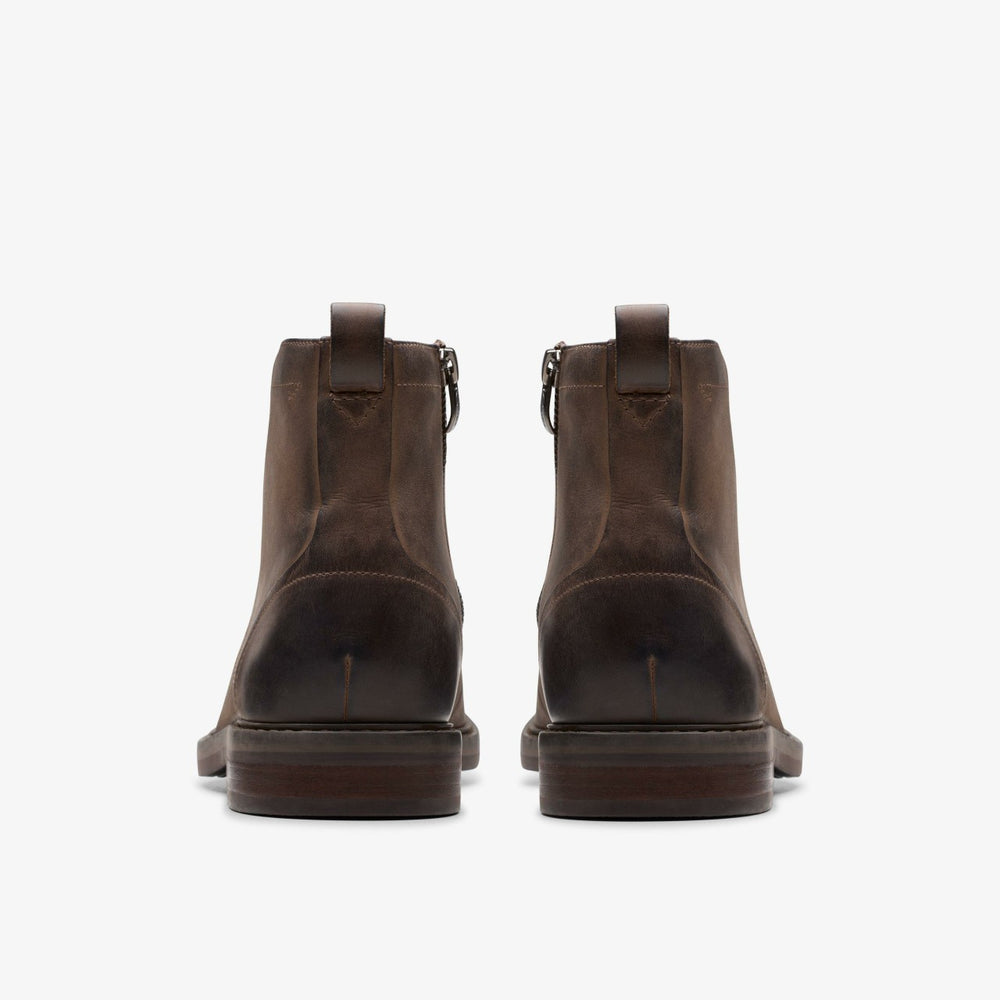 Aldwin Cap Brown Leather | Clarks for sale - Men
