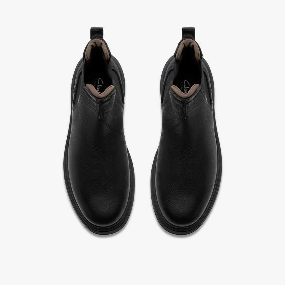 Badbury Easy Black Leather | Clarks discount - Men