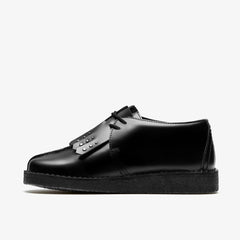 Desert Trek Black Hi Shine Leather | Clarks for sale - Women