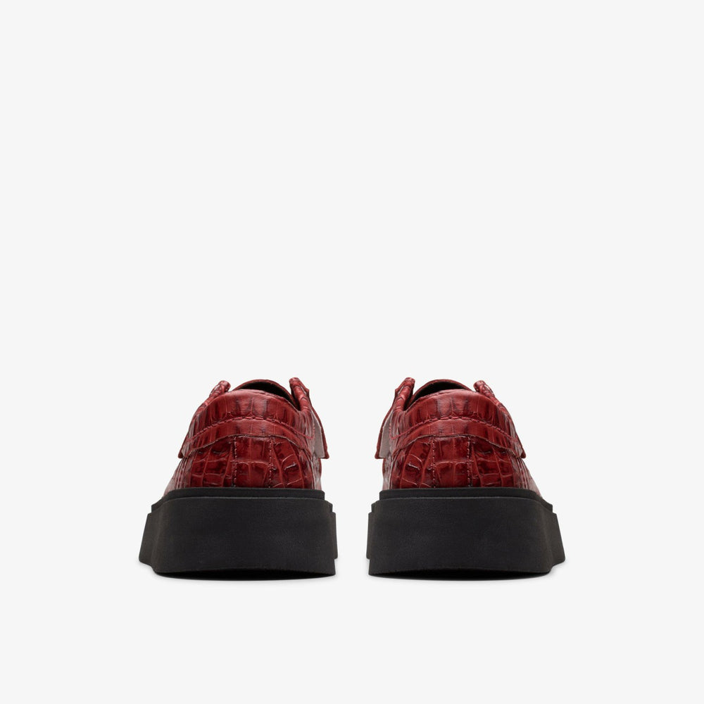 Martine Rose Torview Womens Burgundy Leather | Clarks Sale - Women