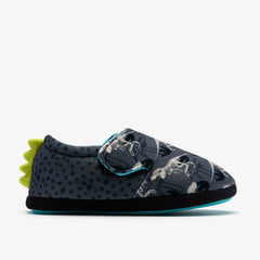 Fluffy Snug Kid Dark Grey Interest | Clarks online - Kids